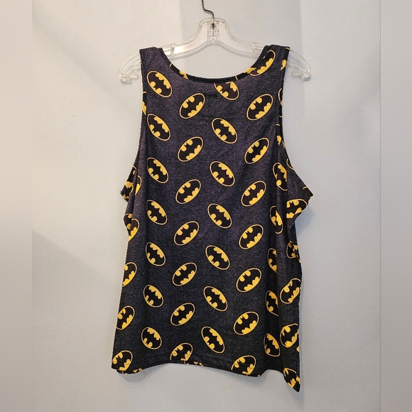 Batman Repeater Logo Graphic Tank Top | Size Large - Picture 2 of 8